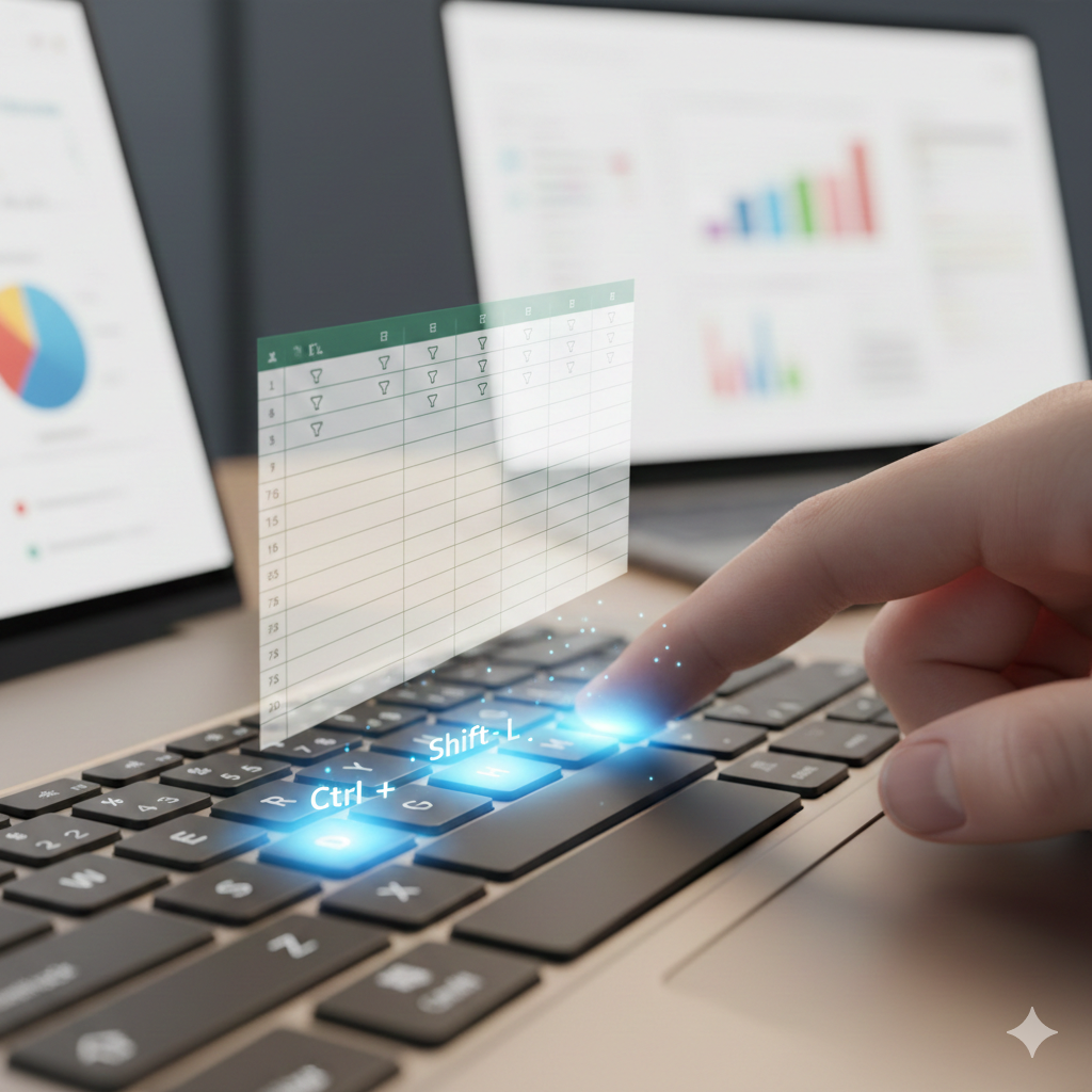 【No.8】Excel時短術｜カチカチ連打は卒業！一瞬でデータを仕分けする「魔法の3本指」