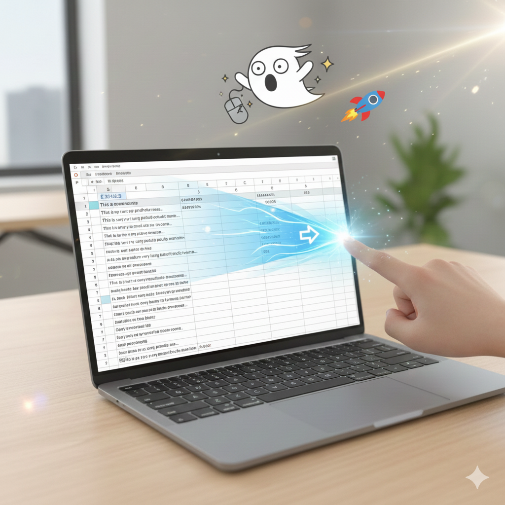 【No.06】Excel時短術｜「マウスの反抗期」を卒業！列幅調整は秒で終わらせる