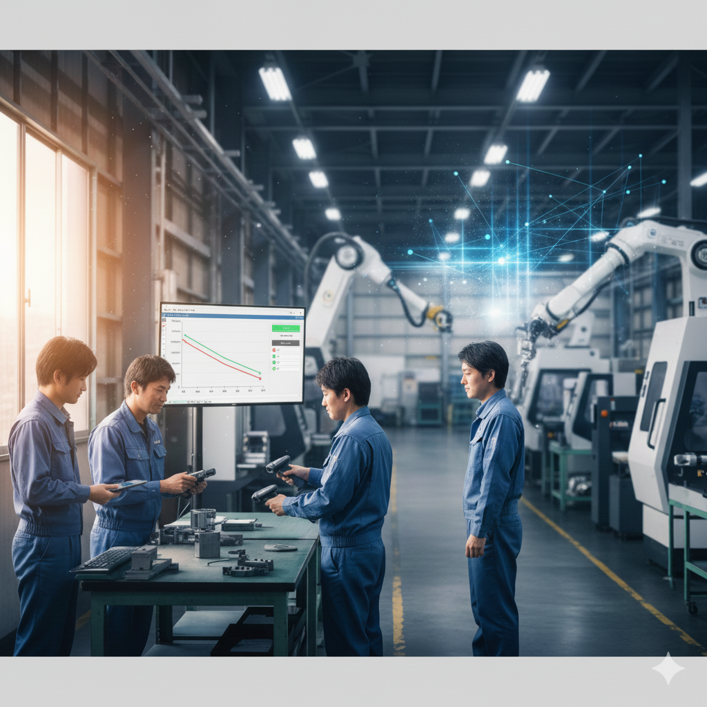 製造業DX事例：ノーコードExment活用で日報作成と月次集計作業を劇的に削減