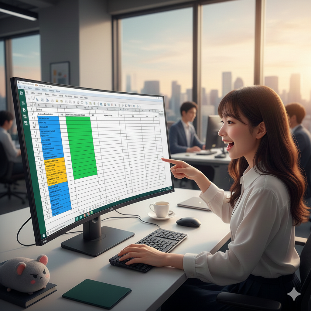 【No.11】Excel時短術｜クリック地獄から卒業！「書式のコピー」連続技でマウスの反抗期を鎮めよう