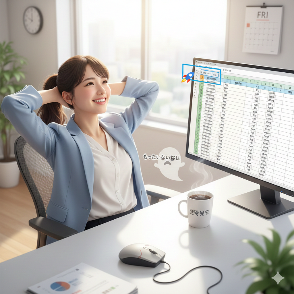 【No.12】Excel時短術｜スクロールの迷子を卒業！見出しを固定して「視線の反抗期」を黙らせる術✨