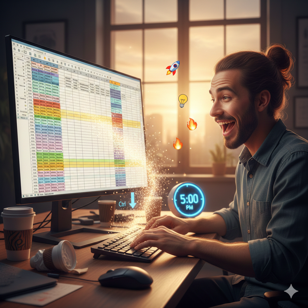 【No.16】Excel時短術｜爆速ワープ！マウスを捨てて「光の速さ」で表を駆け抜けろ！
