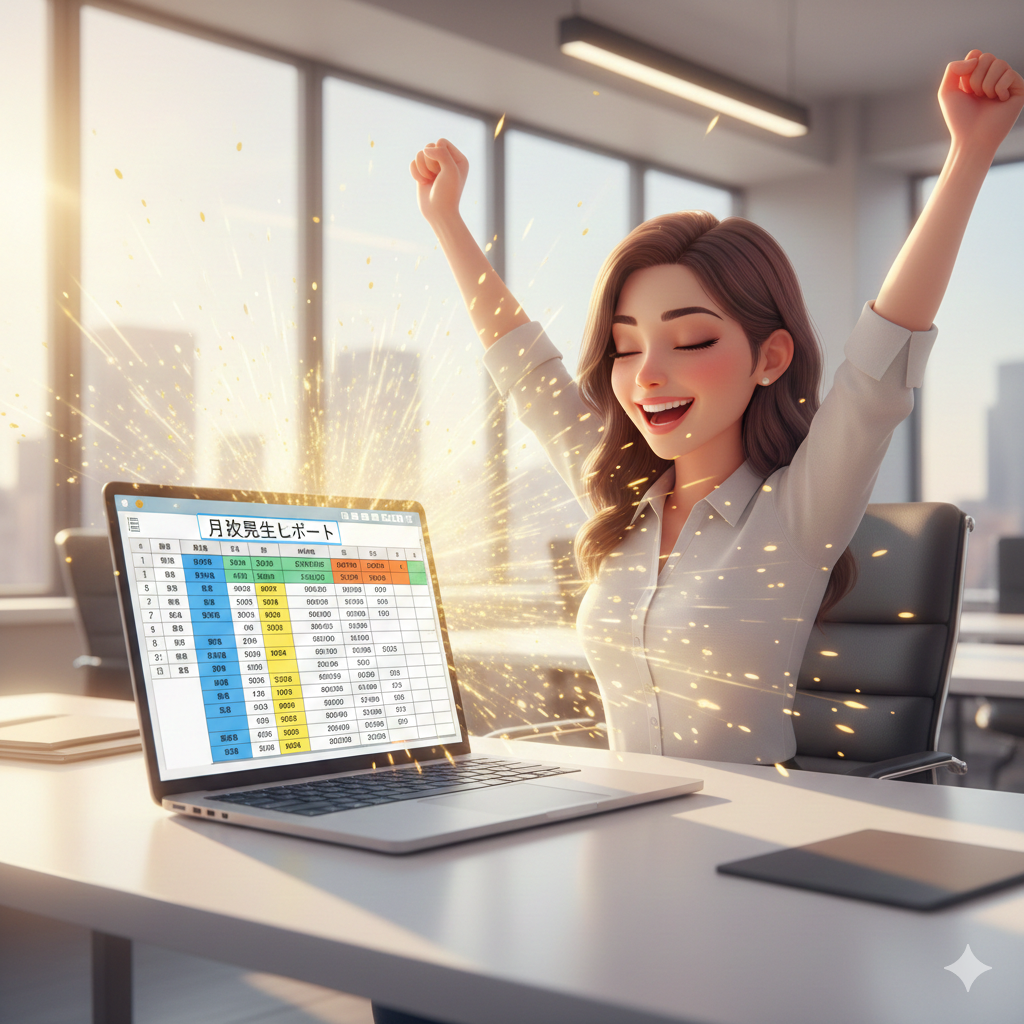 【No.26】Excel時短術｜「セル結合」の呪いを解く！見た目そのまま、操作性バツグンの神技