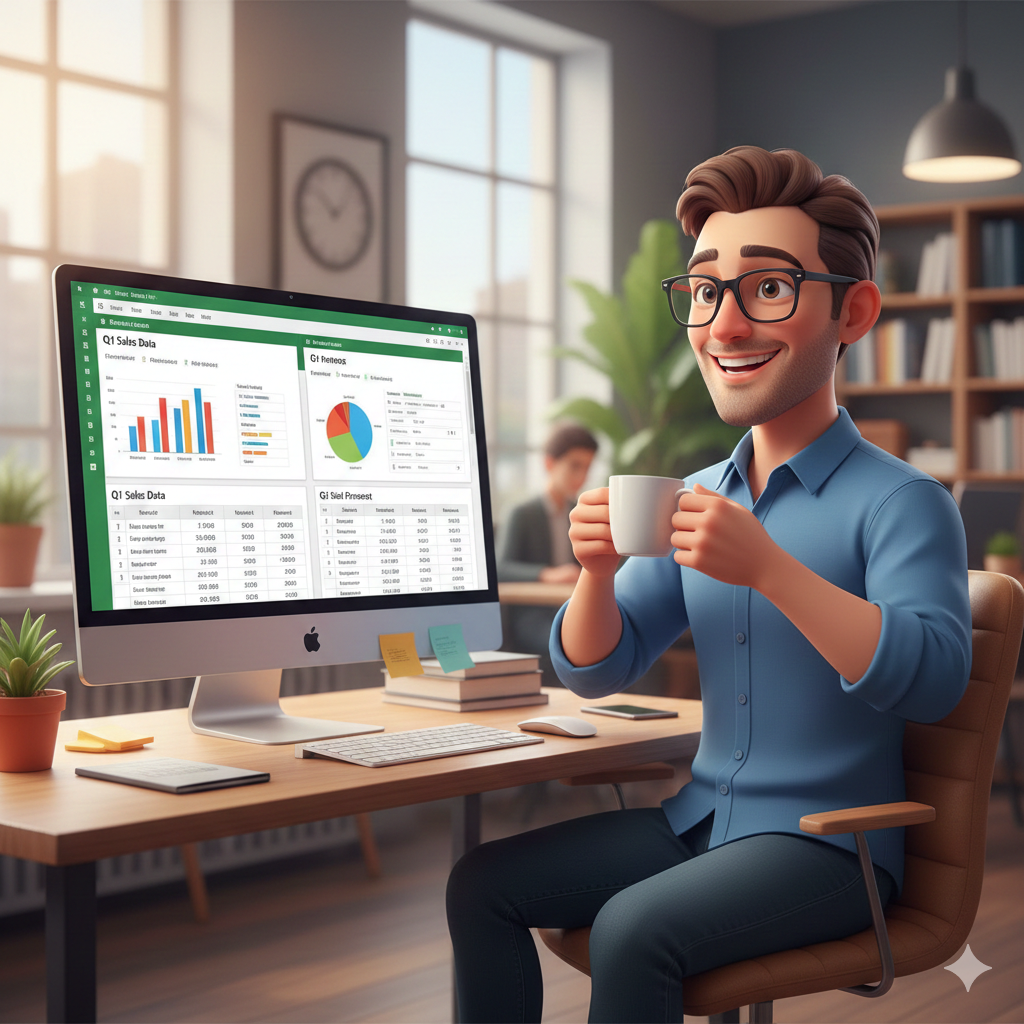 【No.29】Excel時短術｜「あっち見て、こっち見て」の首振り地獄から脱出せよ！