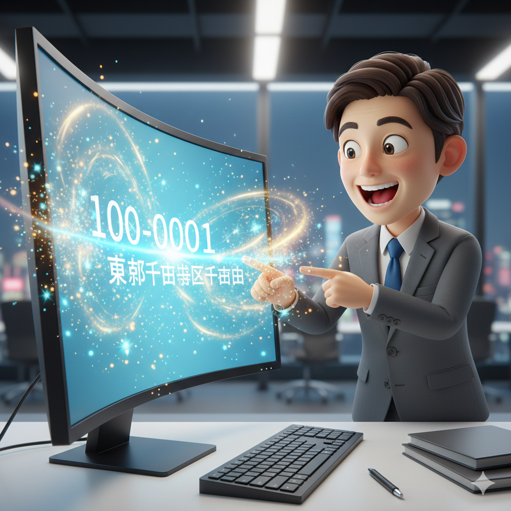 【No.39】Excel時短術｜郵便番号を住所に「一瞬で」召喚！手入力という名の苦行を終わらせよう