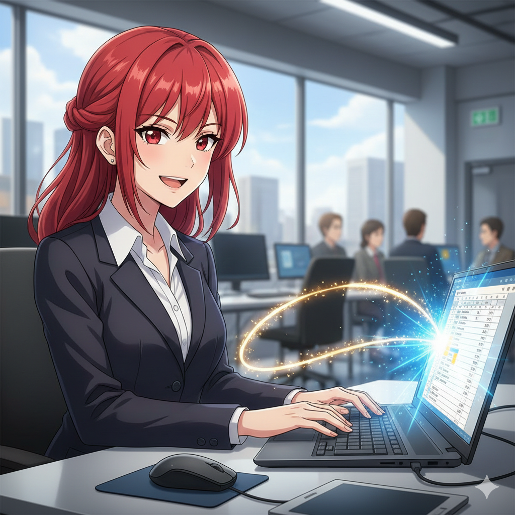 【No.42】Excel時短術｜Tabキーで爆速入力！「マウスの反抗期」を黙らせる方法