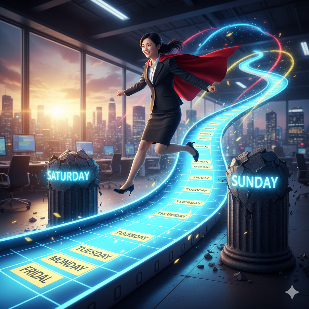 【No.47】Excel時短術｜土日はしっかり休みたい！「平日限定」の連番作成術✨