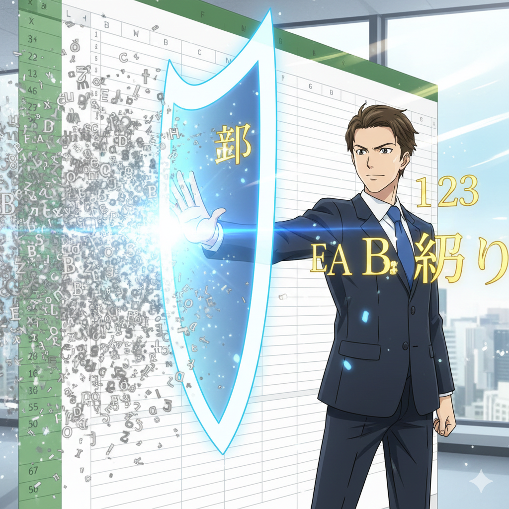 【No.56】Excel時短術｜ガタガタ入力を未然に防ぐ！「全角しばり」で後戻り作業をゼロにする！