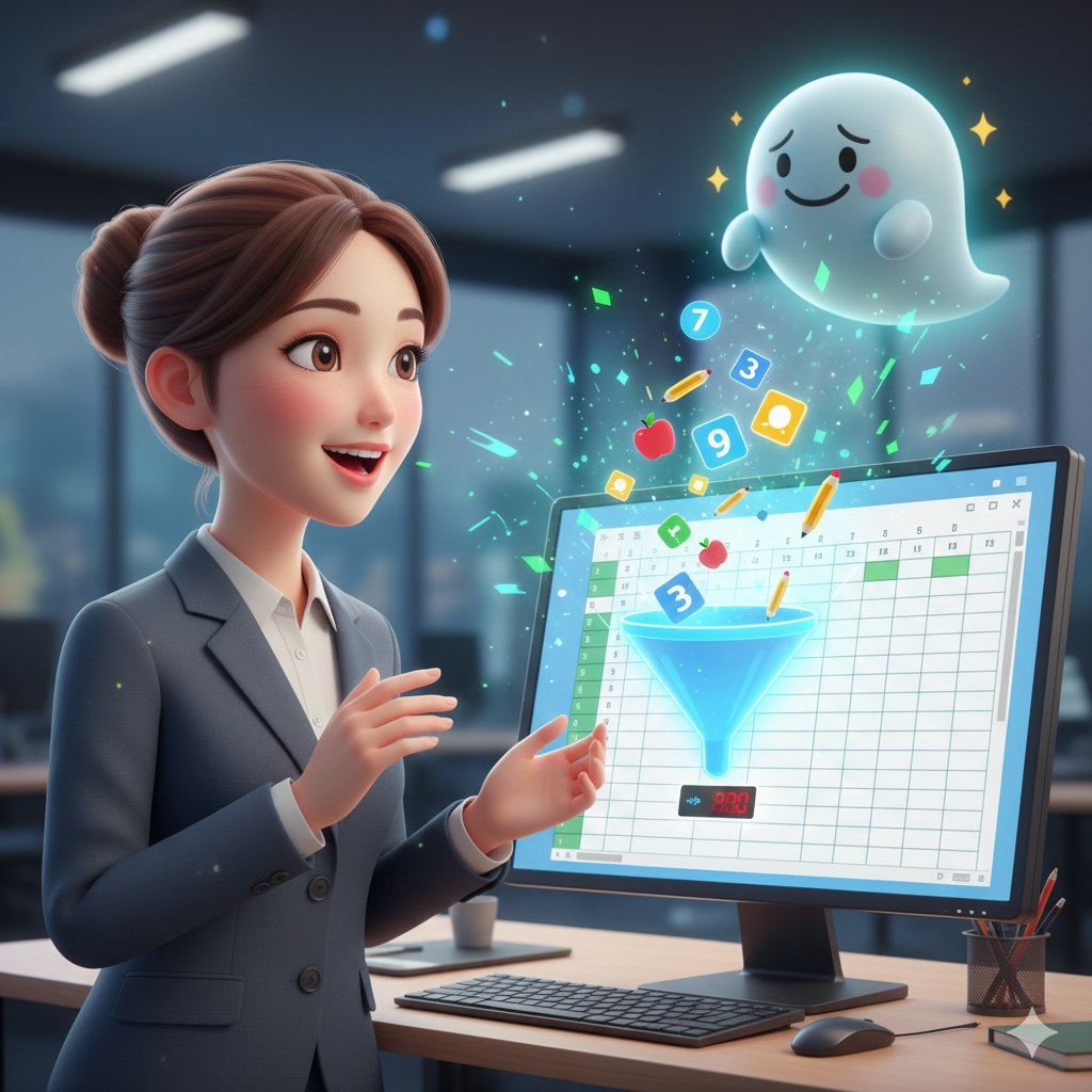 【No.64】Excel時短術｜「何かが入ってるセル」を全部数える！食いしん坊な万能関数🚀