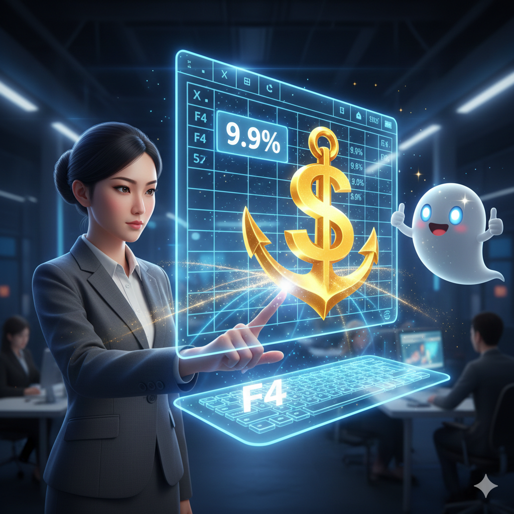 【No.66】Excel時短術｜ズレる数式にサヨナラ！「絶対参照」でセルをガッチリ固定せよ🔒