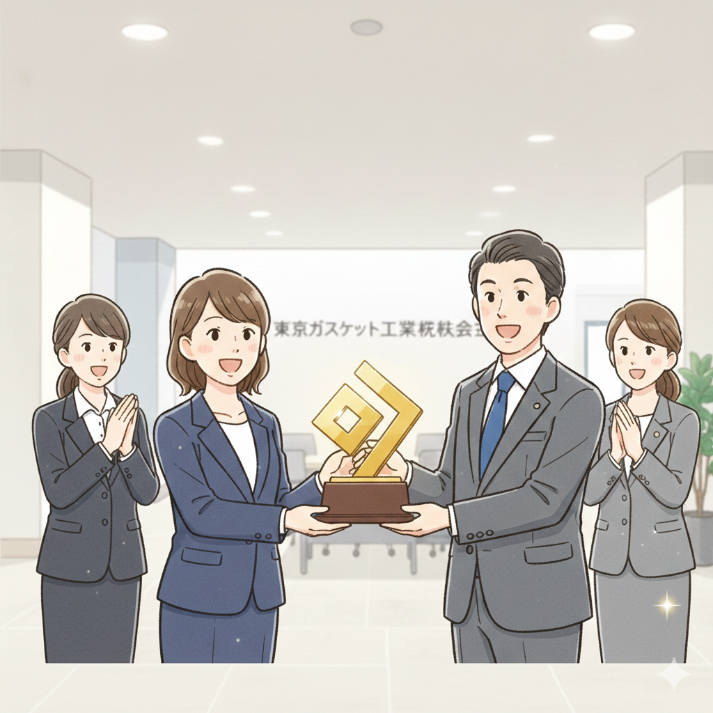 12.【祝・受賞】伴走支援先の東京ガスケット工業様が「埼玉県DXファーストステップ企業」に選出されました！