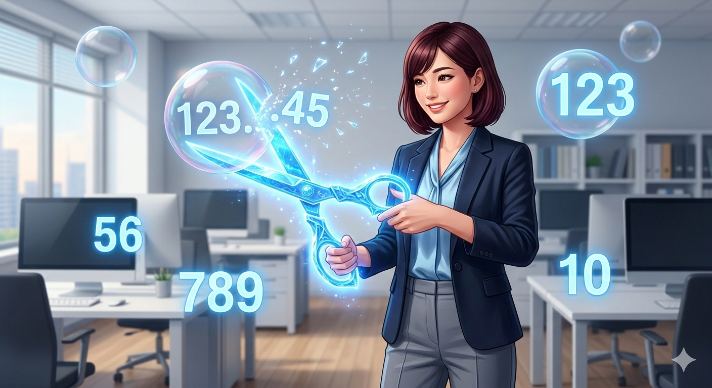 【No.78】Excel時短術｜「お釣りの端数」は切り捨て御免！ROUNDDOWNで表をスッキリ整える✨