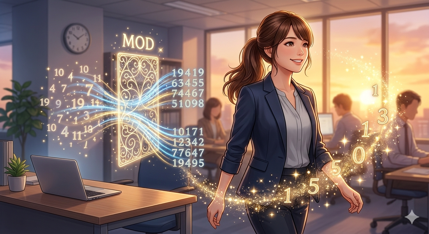 【No.80】Excel時短術｜「あまり」を自力で計算するのは卒業！MOD関数で端数管理をスマートに✨