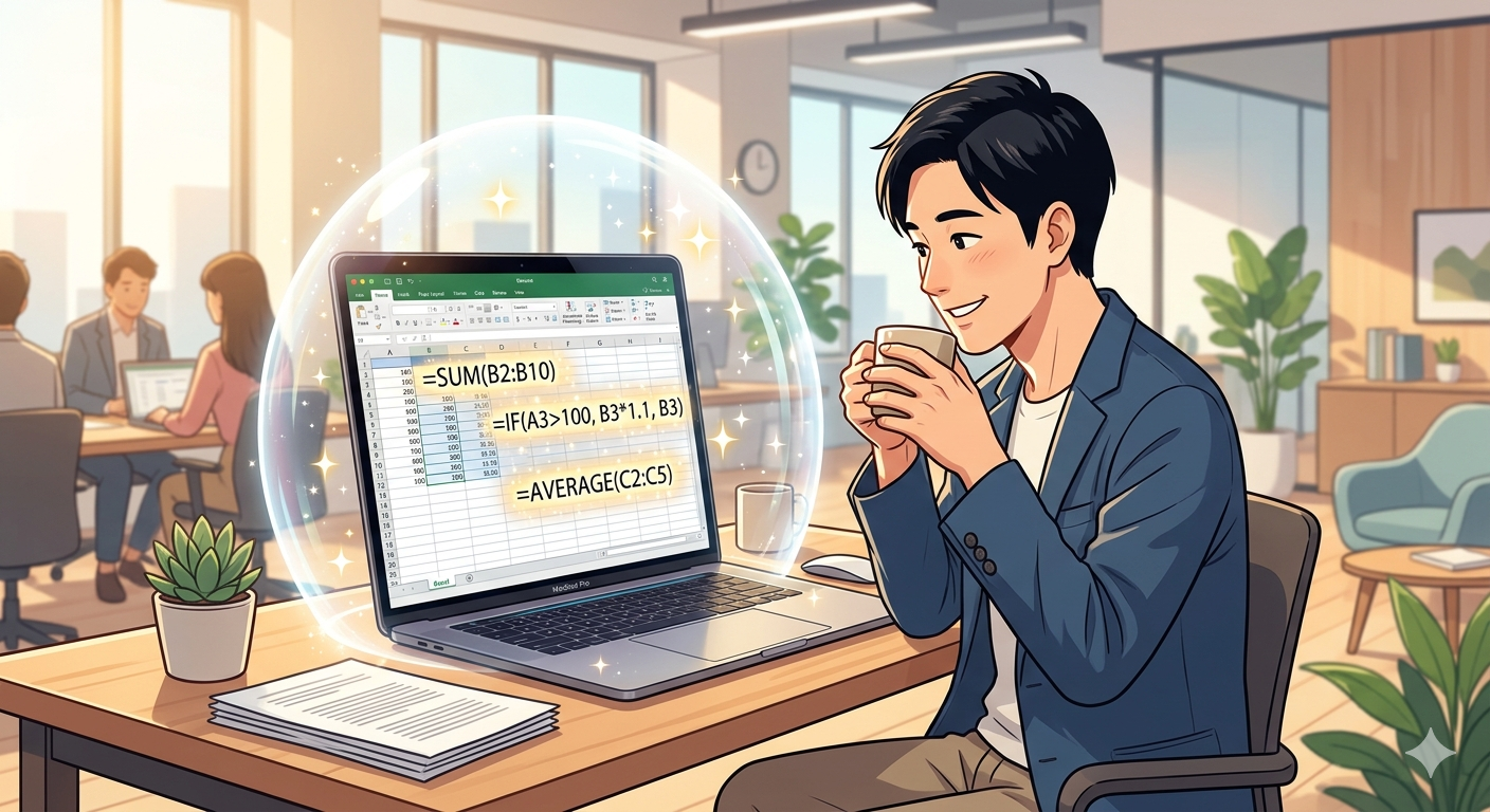 【No.99】Excel時短術｜魂の数式を死守せよ！上書き禁止の「セル保護」鉄壁ガード術