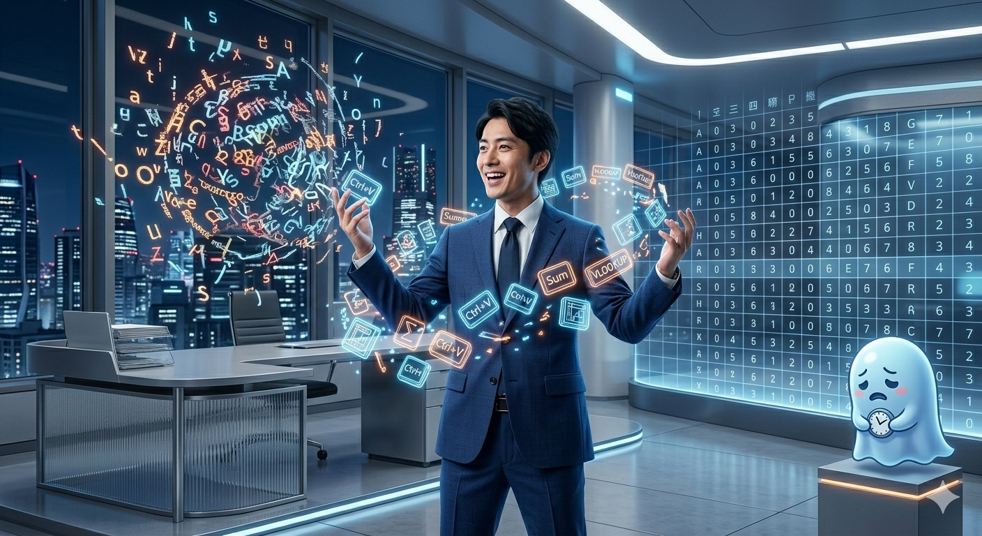 【No.106】Excel時短術｜フォントの不協和音にサヨナラ！全セルを「一瞬」で美しく整える魔法の全選択ワープ✨