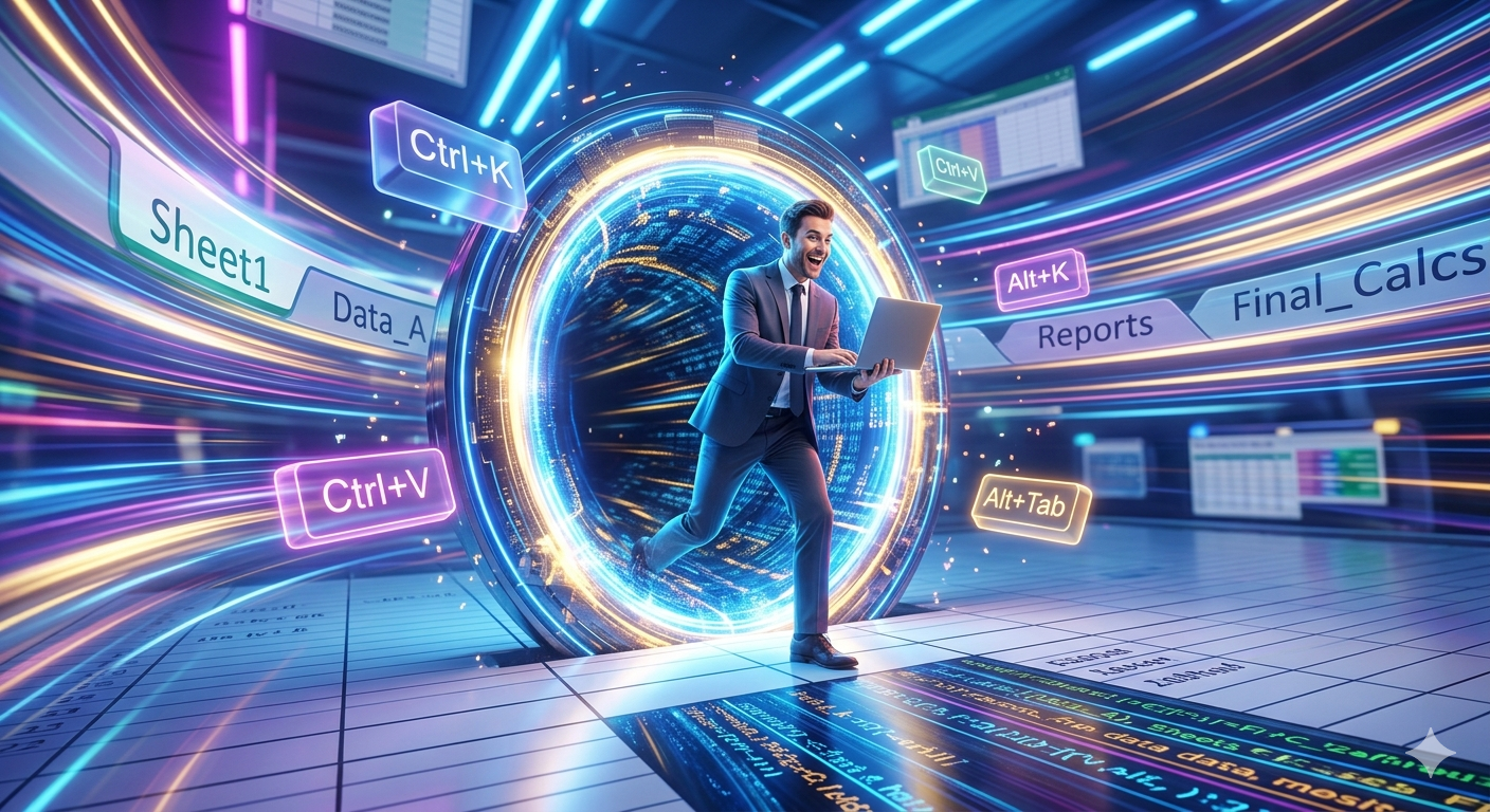 【No.108】Excel時短術｜クリック一つで異次元移動！？「ハイパーリンク」で迷子知らずの爆速シートへ！🚀