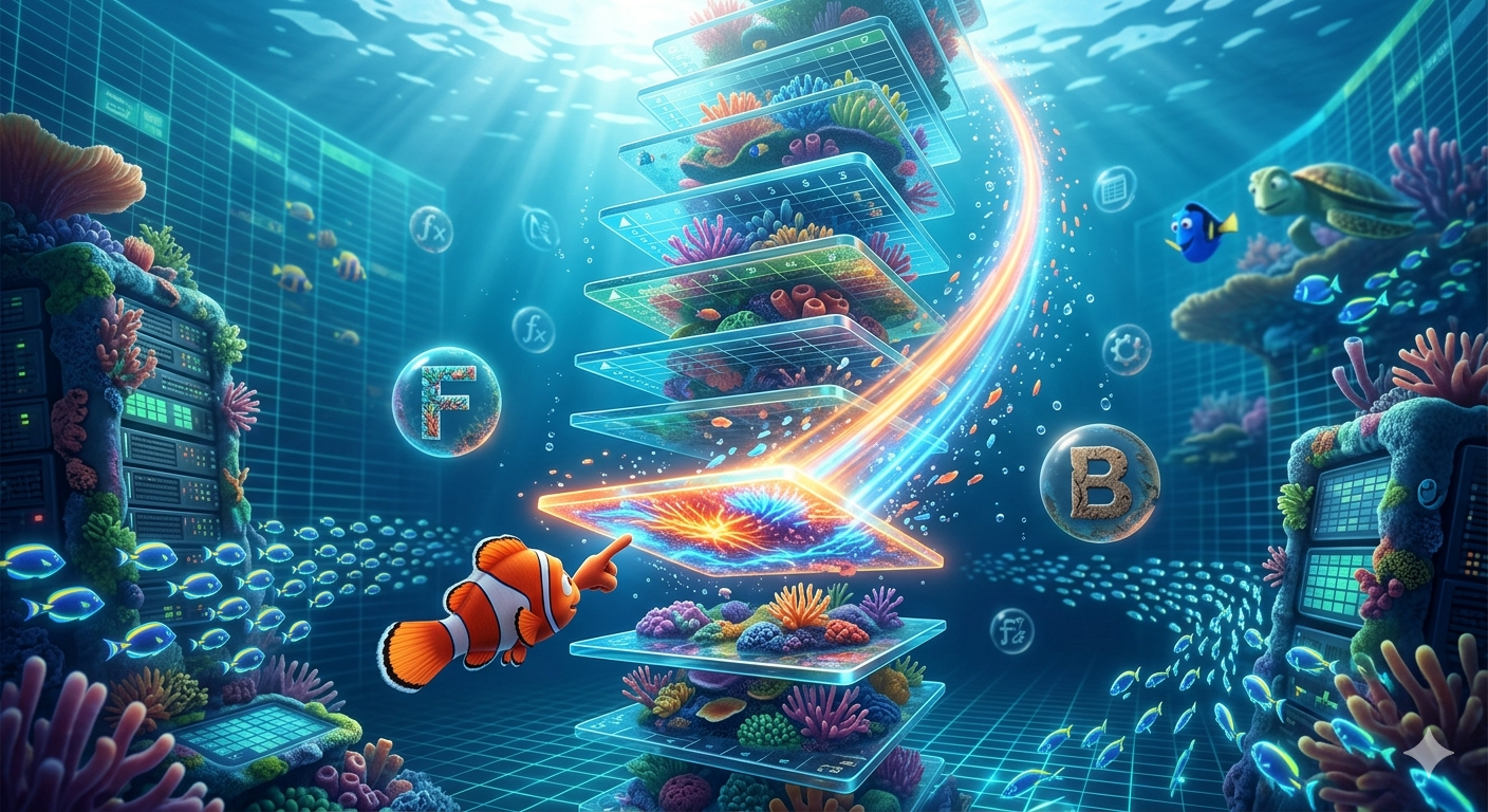 【No.112】Excel時短術｜背後の図形が救出を待っている！「重なりの順序」を自由自在に操る神の手マジック🚀