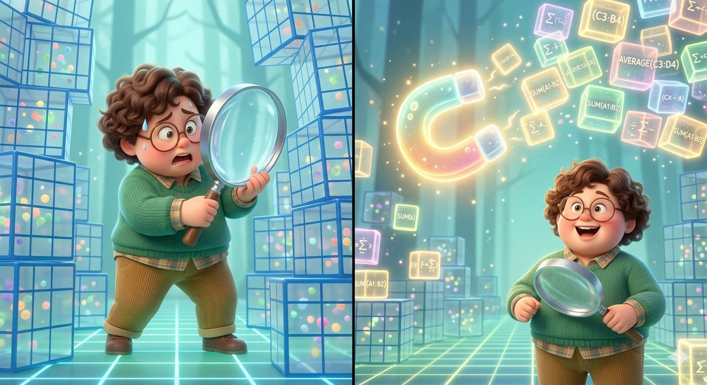 【No.137】Excel時短術｜「数式どこ！？💢」と叫ぶ前にこれを見ろ！計算式だけを爆速で炙り出す「ジャンプ機能」が神すぎる！🚀✨