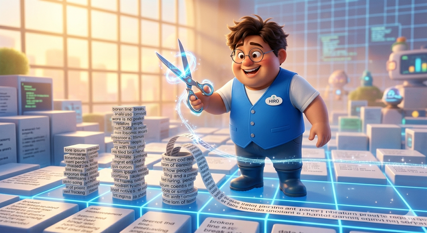 【No.143】Excel時短術｜セル内の「邪魔な改行」を瞬殺！Ctrl+Jという名の秘密兵器で、ガタガタな表を一瞬で整列させろ！🚀💥✨