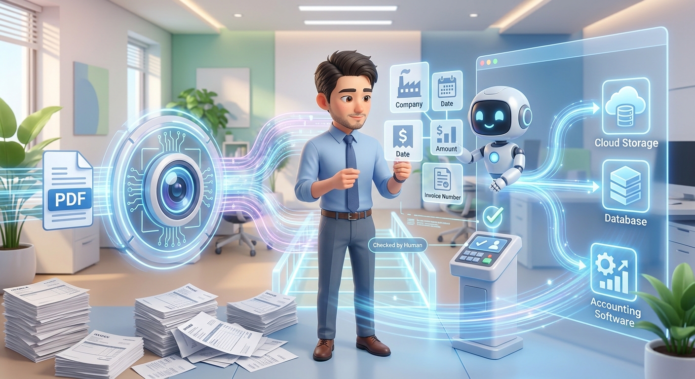 電子帳簿保存法×AIで請求書管理を自動化する方法｜OCR・AI・DXの活用例